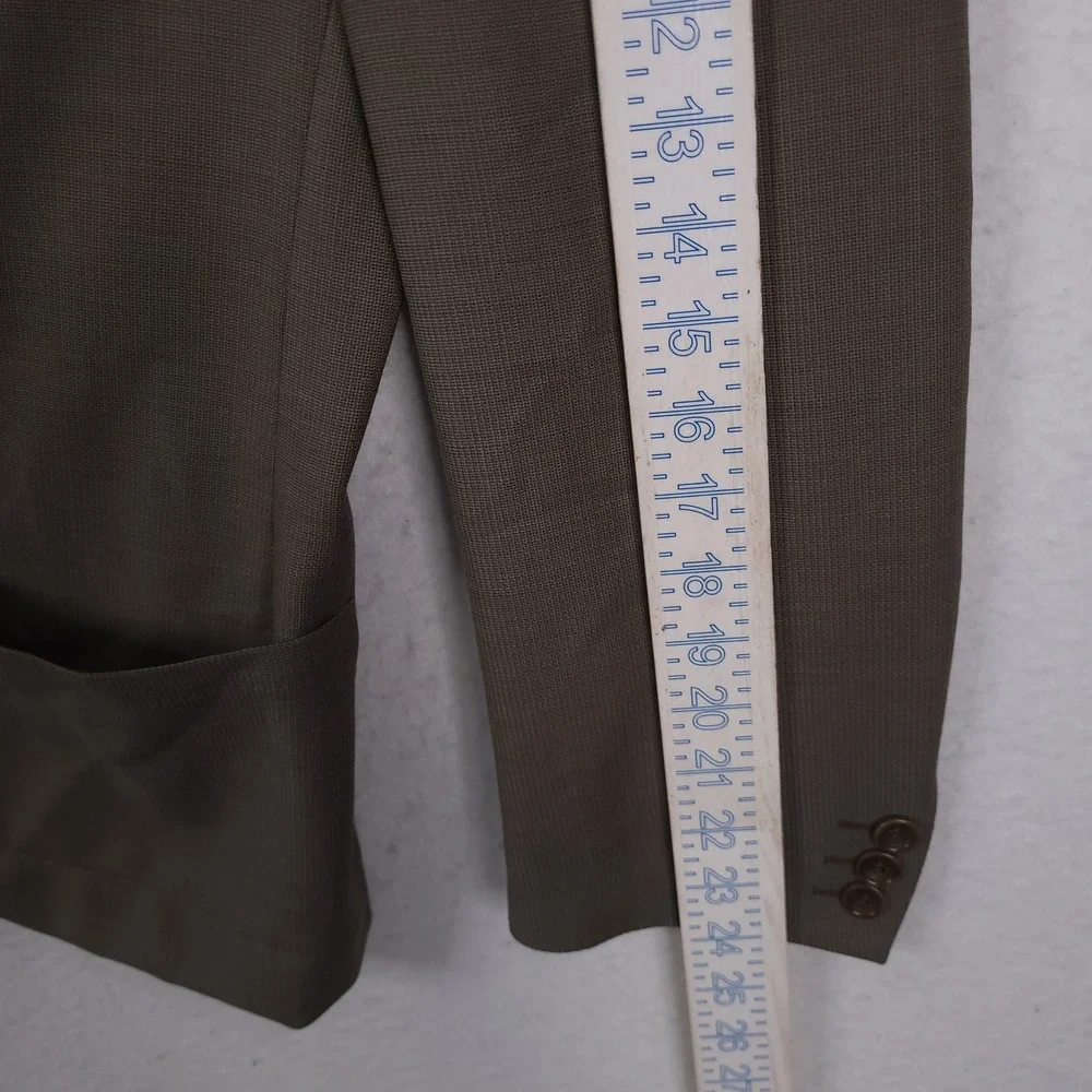 Canali Proposta Blazer Mens 50 Brown Wool 3-Button Italian Sport Coat Luxury